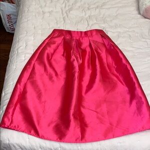 AKIRA Pink Midi A-Line Skirt for Night Out